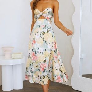 Hello molly scenic midi floral dress